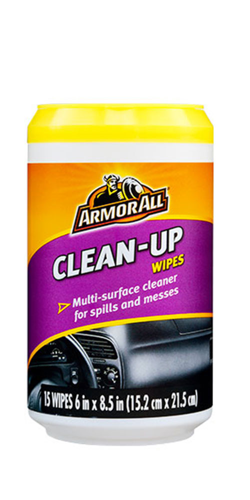 Armor All Clean-Up Wipes - Car Interior Cleaning Wipes, Convenient and  Effective Car Cleaning Wipes, 15 Wipes, 6 Pack
